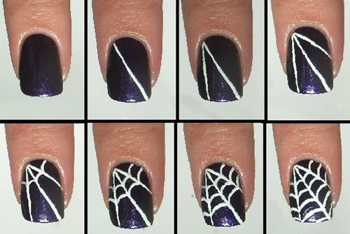 Spiderweb Nail Stickers - wide 1