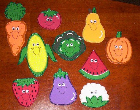 Image result for Wall hanging of vegetables craft paper