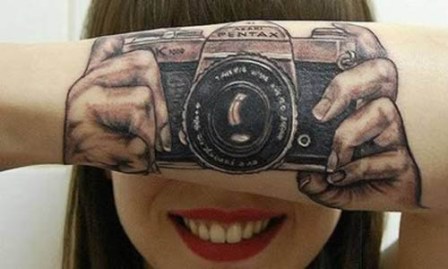Camera 3D Tattoos