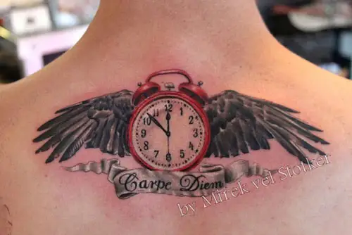 Carpe Diem tatovering design 5