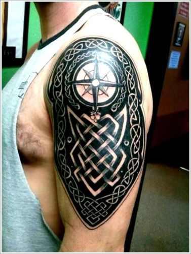 tattoo style Celtic  Iron On Transfer 