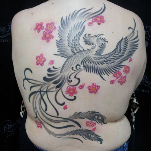 Cool Easy Dragon Tattoo on Back