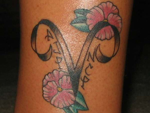 Aries Tattoo for Girls