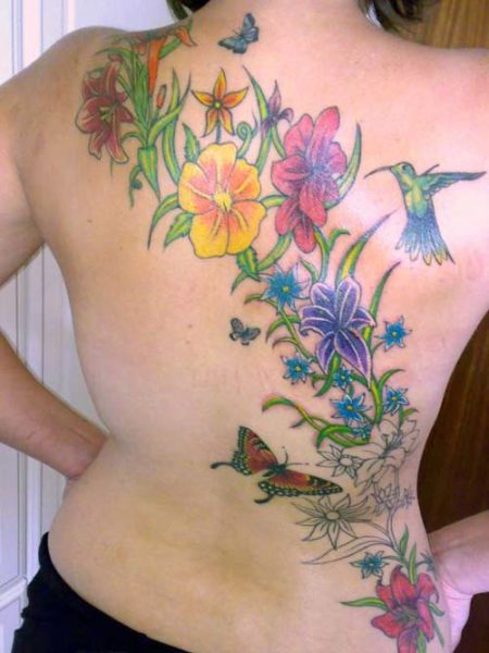Flower Body Tattoo Designs