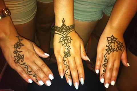Henna Airbrush Tattoos