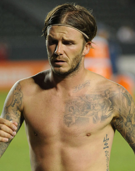Check Out David Beckham's New Tattoo for Victoria! - E! Online