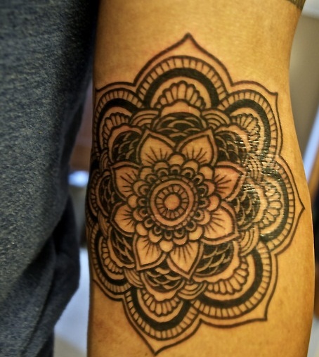 Mandala Wheel Tattoo Design