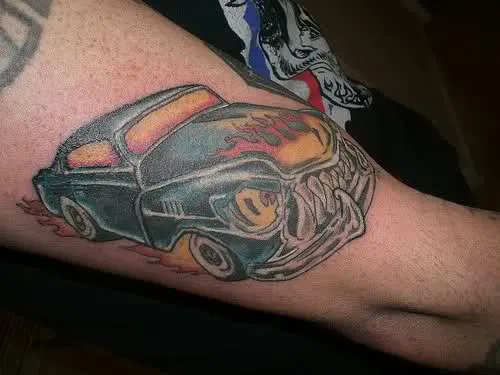 Beep Beep Vroom Vroom Speedy Lil Car Tattoos  Tattoodo