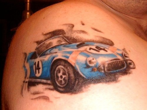 Racing Car Tattoos