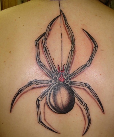 Tribal Scary Spider Tattoo – Tattoo for a week