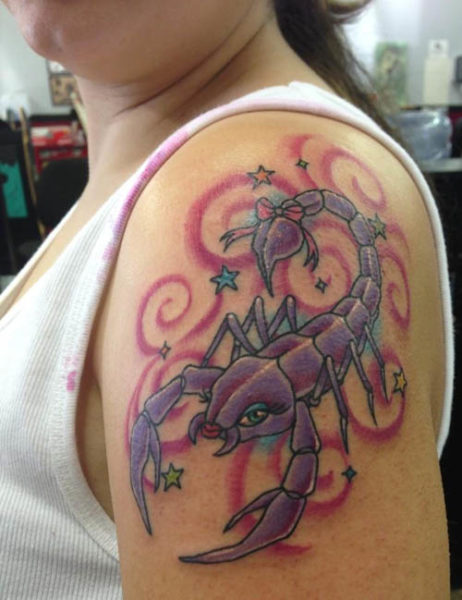 Scorpion Tattoo for Girls
