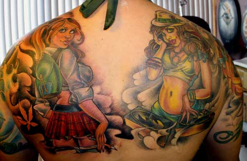 Beautiful Girls Tattoos from Miami Ink