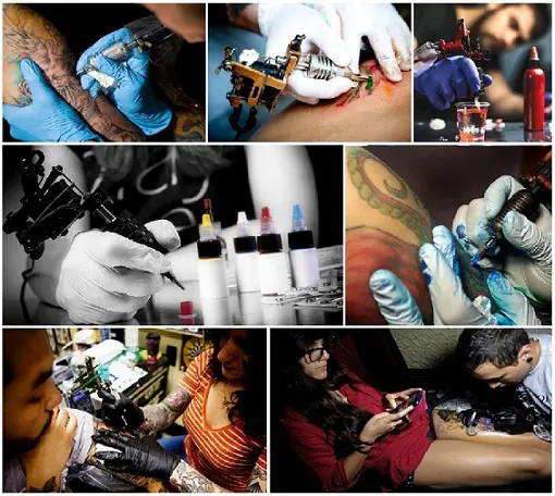 Rotary Tattoo Machine Shader Amp Liner 6 Colors Tattoo Motor Gun Kit  Professional Electric Makeup Tattoo Pen Machine For Tattooing  Fruugo IN