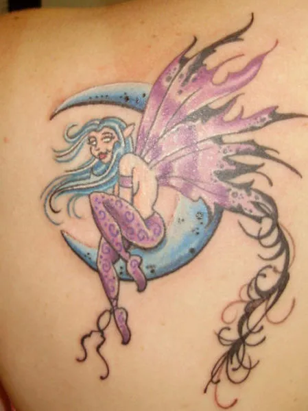 Buy Moon Fairy Tattoo Fake Tattoos Online in India  Etsy