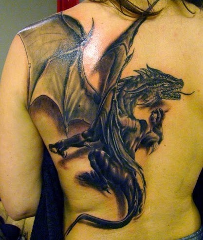 Full back dragon tattoo | Japanese tattoo, Dragon tattoo for women,  Japanese tattoos for men