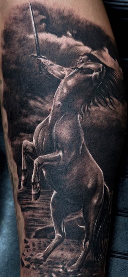 Centaurs Greek Tattoo Design