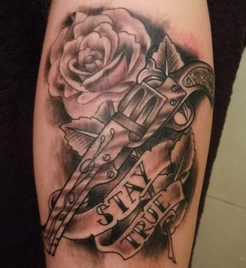 Gun Rose Tattoo Images  Free Download on Freepik