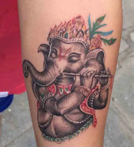 Top 15 Best Lord Ganesha Tattoos  Ace Tattooz Studio  Training Institute   Elephant tattoos Trishul tattoo designs Ganesh tattoo