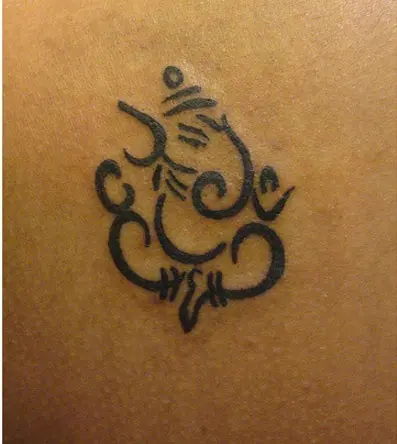 Ganesh Tattoo  Henna tattoo designs simple Small tattoos Om tattoo design
