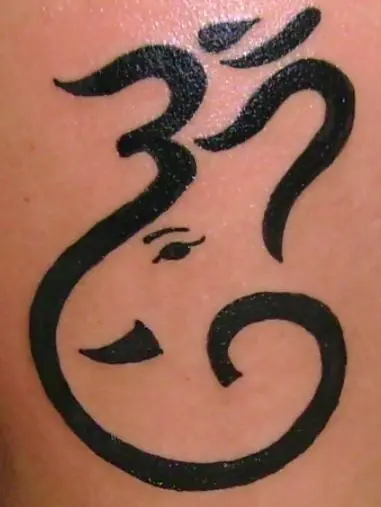 Ganesha Tattoo with om made yesterday Ganesh ji Tattoo design  YouTube