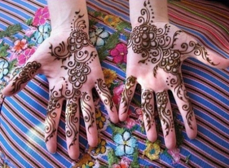Mehndi Design 2014 for Birth Day Parties