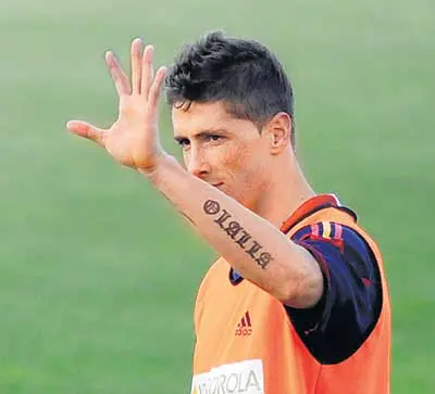 Te Quiero  TATTOOS Fernando Torres