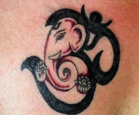 ALIVE Tattoos  Piercing  Tattoo Studio ALIVE Tattoos  Piercing Tattoo  Genres Om With Ganesh and Trishul Inked By Kishan Kanth Inked On Liji  Sairam 7277663322 7277663344 om trishul ganesh ganapati 