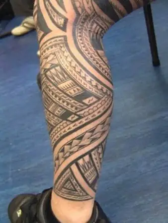 leg  tattoo  Hawaiian  tatau  plumeria  pua  samoa  polynesian   YouTube