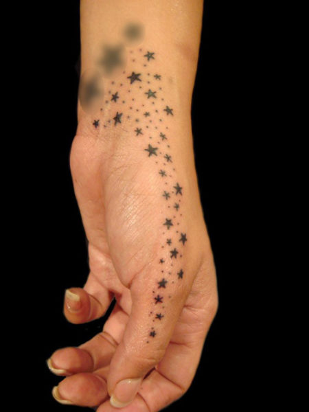 Star Tattoos for Hand