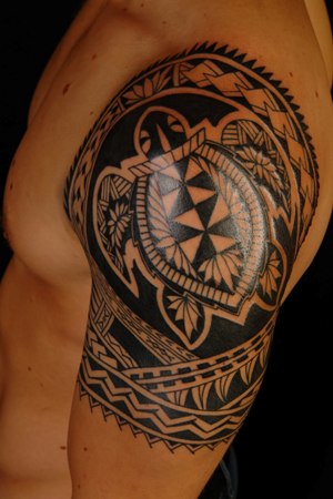 The Samoan Turtle Tattoo Design