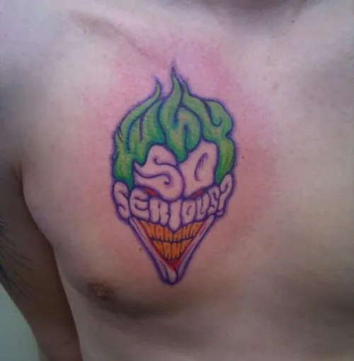 Why So Serious Joker Tattoo Idea
