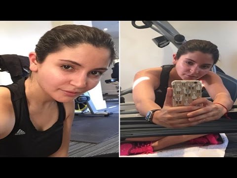 Anushka sharma Sweating It Out At The Gym