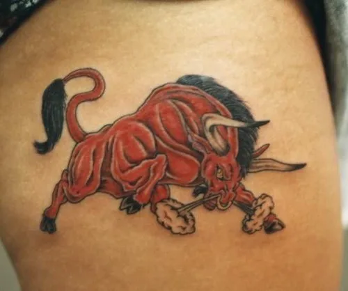 How To Draw A Tattoo Bull, Step by Step, Drawing Guide, by Dawn - DragoArt