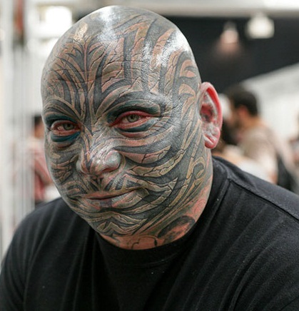 Dreadful Face Weird Tattoos