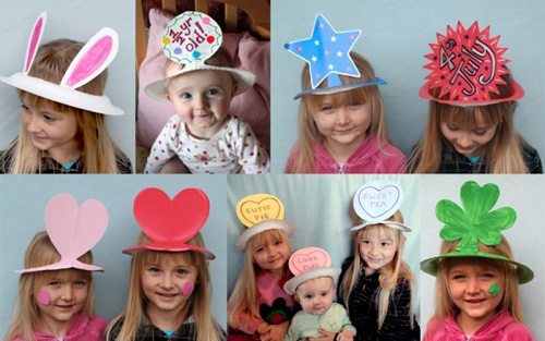 Hats From Paper Plates - Creative children's summer camp