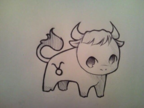 Taurus Baby Bull Tattoo Designs