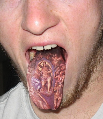 Tongue Weird Tattoo Designs