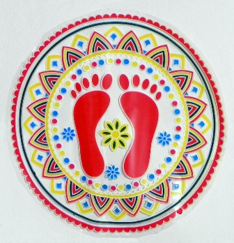 Sticker Rangoli Designs For Festivals