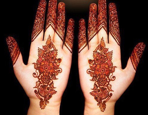 Arabian Mehndi Pattern for hands