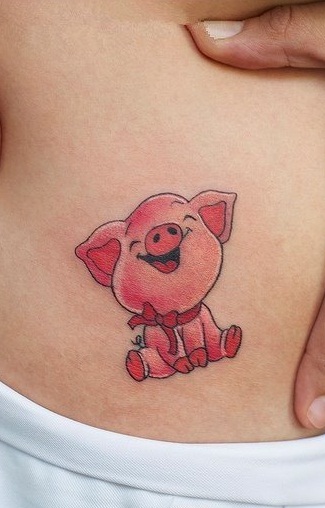 Pig Animal Tattoo