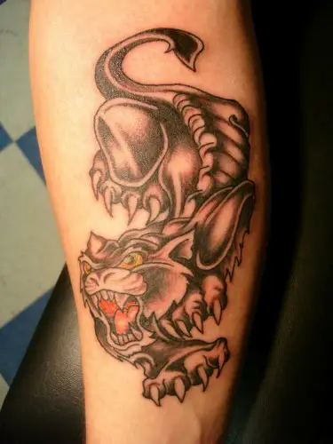 Black Panther Skeleton Tattoo  Get an InkGet an Ink