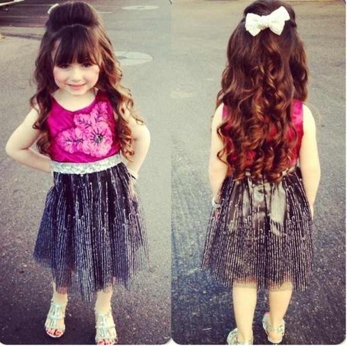 Hairstyles for little girls with curly hair