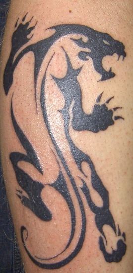 Nude tribal tattoo thigh high stocking – Trivium