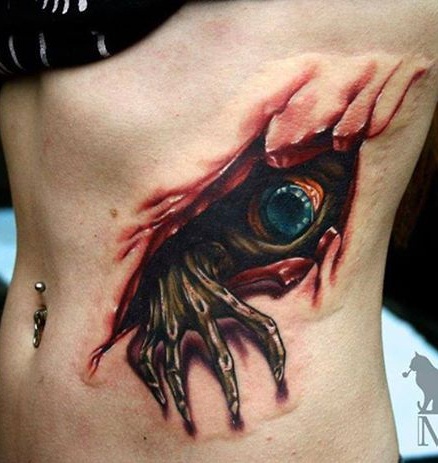 Eyes RIP Tattoo Designs