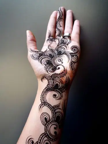 Top more than 124 black outline mehndi design images latest