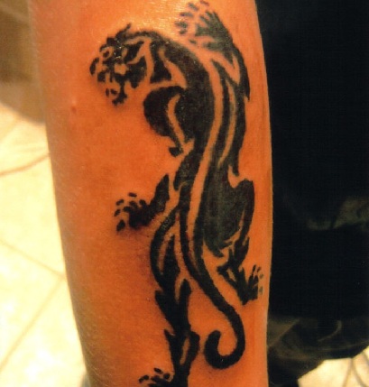Extra Large Tribal Panther Tattoo – Tattoo for a week