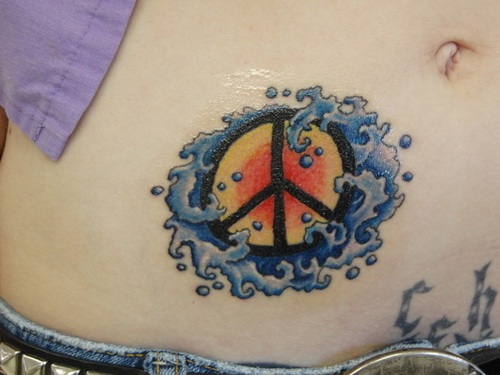 Water Peace Tattoo