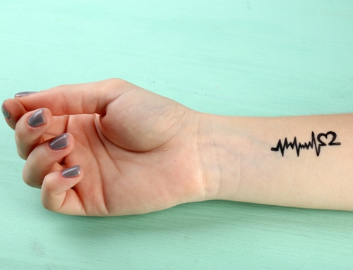 The Heart Beat Love Tattoo Designs