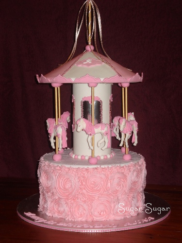 Carousel Design Birthday Cake