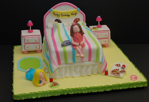 Bed Design Birthday Cake